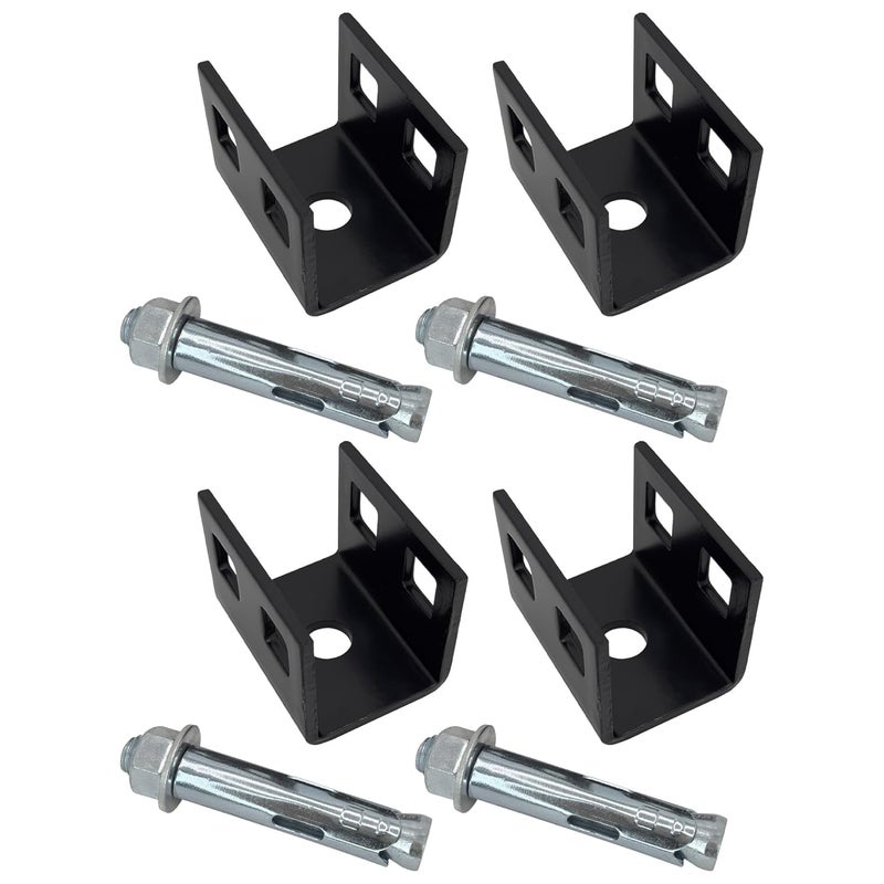 AA Mobile Home Concrete Slab Anchors with Expansion Bolt Set for Dry Concrete - Double Head Anchor (4 Pack) - Image 1